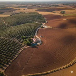 KGM Musso EVX uso rural en finca agrícola España 2026.