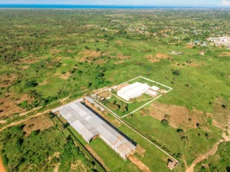 Plano aéreo de terreno en el que se ha firmado un contrato de arras finca rústica