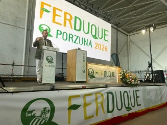 Adrián Fernández en la conferencia de apertura de FERDUQUE 2026